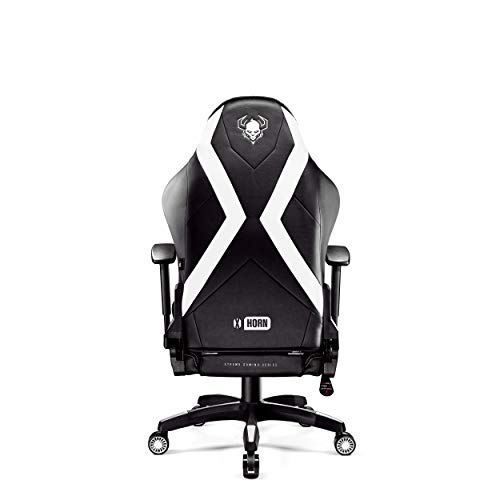 Chaise Gaming Diablo X-Horn 2.0 - Accoudoirs 3D, Inclinable 160° - Cuir Synthétique - Noir/Rouge
